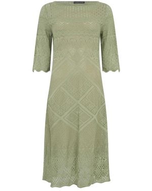 Alberta Ferretti Midi Dresses - Green