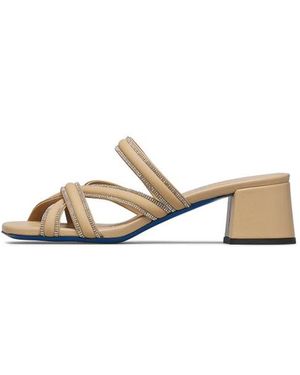 Loriblu Schoenen ,Leer Nappa Sandal - Metallic