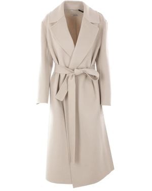 Max Mara Abrigo De Lana Envoltura, Mujer, Talla - Neutro