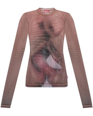 DIESEL Long Sleeve Tops - Morado