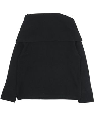 La Fileria Rundhals-Strickware - Schwarz