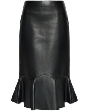 Fendi Leather Skirts - Black