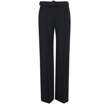 Ermanno Scervino Straight Trousers - Black