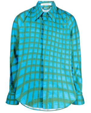 Bianca Saunders Shirts - Blue