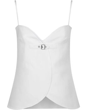 Courreges Sleeveless Tops - White