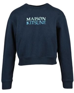 Maison Kitsuné Sweatshirts - Azul