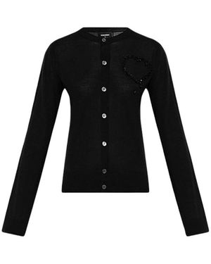 DSquared² Truien & Vesten ,Zwart ,Gilet