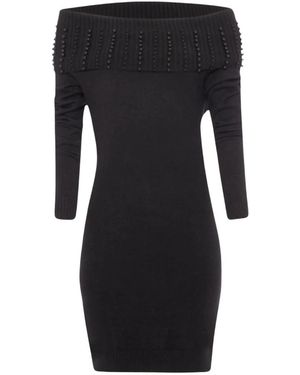 Fracomina Knitted Dresses - Black