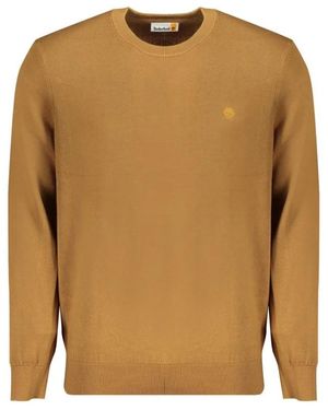 Timberland Round-Neck Knitwear - Marrone