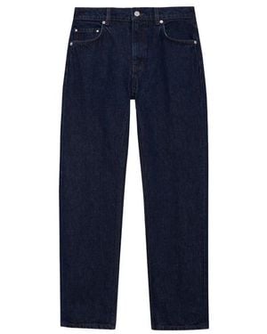 Anine Bing Kate Straight-Leg Jeans - Blue