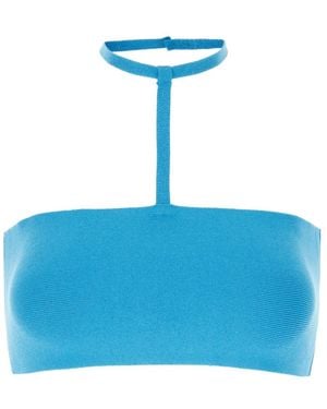 ANDREA ADAMO Sleeveless Tops - Blue