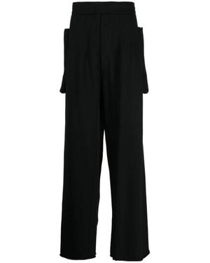 Random Identities Wide Trousers - Black