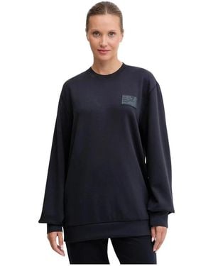 EA7 Sweatshirt Met Ronde Hals - Blauw
