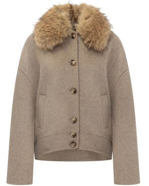 Ava Adore Faux Fur & Shearling Jackets - Marrone