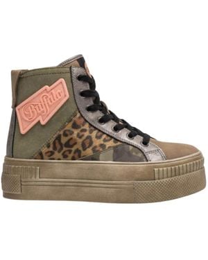 Buffalo Lace-Up Boots - Marrone
