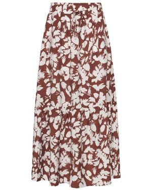 Kaffe Maxi Skirts - Marrón