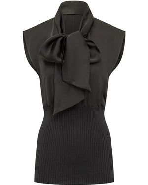 Fabiana Filippi Sleeveless Tops - Nero