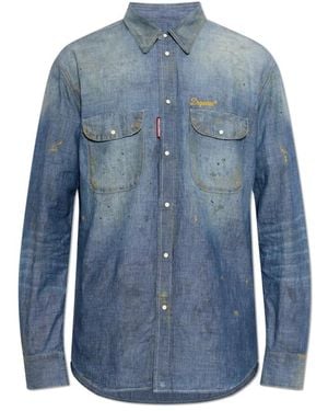 DSquared² Denim Shirts - Blu