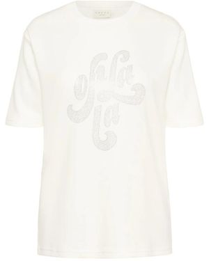 Kaffe Tops ,Wit ,T-Shirts