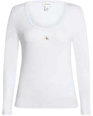 Calvin Klein T-Shirt Met Korte Mouwen - Wit