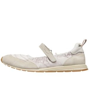 Voile Blanche Ballerina Shoes - White