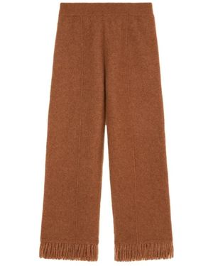 Alanui Wide Trousers - Brown