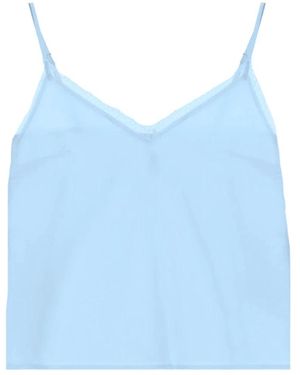 Imperial Sleeveless Tops - Blue