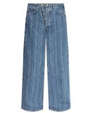 Ganni Straight Jeans - Blue