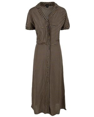 Aspesi Hemdblusenkleid - Braun