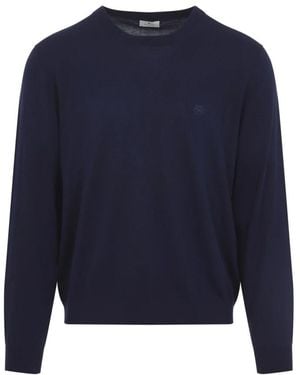 Etro Round-Neck Knitwear - Azul