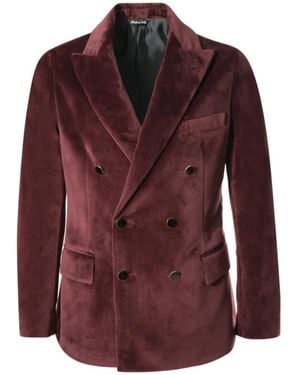 Reveres 1949 Velvet Jacket - Rot