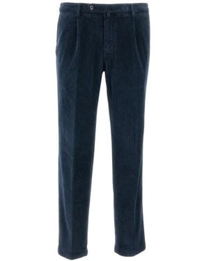 BRIGLIA Slim-Fit Pants - Blue