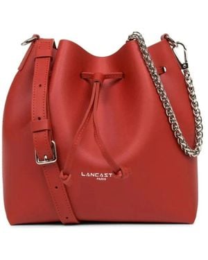 Lancaster Bucket Bags - Red