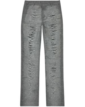 DIESEL Straight Trousers - Grijs