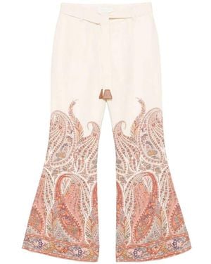 Zimmermann Wide Trousers - Pink