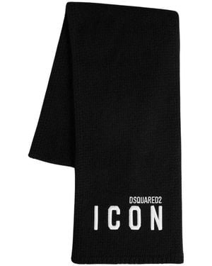 DSquared² Winter Scarves - Black