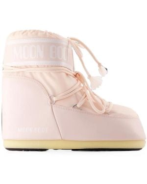 Moon Boot Schoenen ,Roze ,Nylon Icon Low Nylon