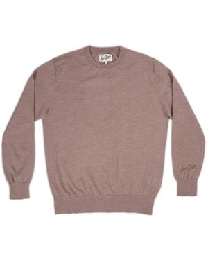 Mc2 Saint Barth Round-Neck Knitwear - Marrone