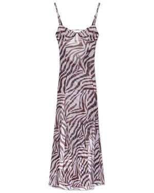 Bondeye Tate Maxi Jurk - Paars