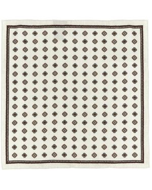 Brunello Cucinelli Double-Face Pocket Square - Zwart