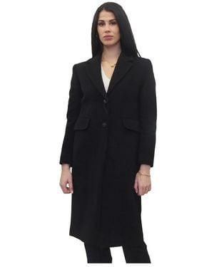 Marella Jassen ,Zwart ,Wol Bormio Coat