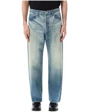 AURALEE Loose-Fit Jeans - Blue