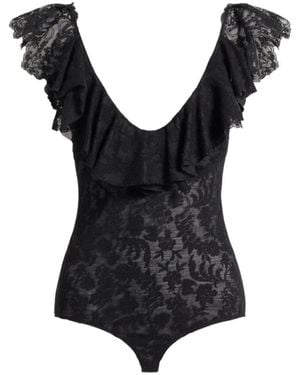 Alberta Ferretti Tops ,Zwart ,Body