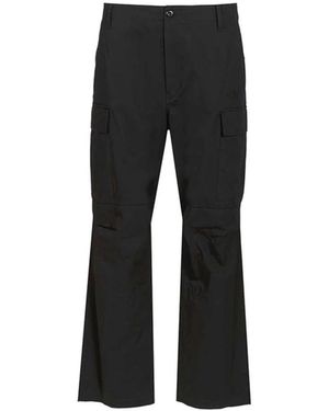 MM6 by Maison Margiela Wide Trousers - Black
