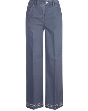 True Royal Weite Hosen - Blau