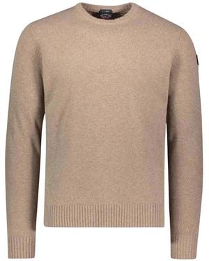 Paul & Shark Round-Neck Knitwear - Marrone
