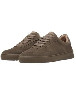 Filling Pieces Mondo Suede All Taupe Sneakers - Braun