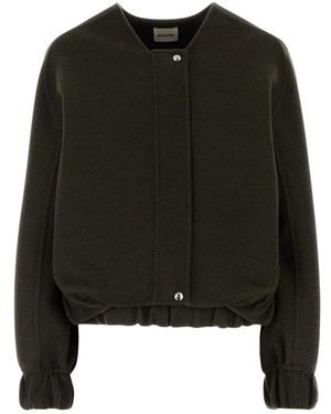 KHAITE Jassen ,Bruin ,Wol Odin Jacket - Zwart