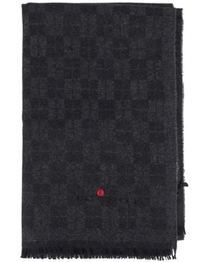 Kiton Winter Scarves - Negro
