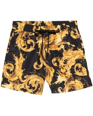 Versace Jeans Couture Casual Shorts - Yellow
